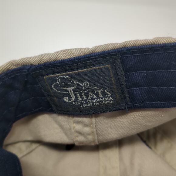 Gulf Shores AL Slideback Baseball Cap Brown OS Adjustable Embroidered JHats - Picture 8 of 8